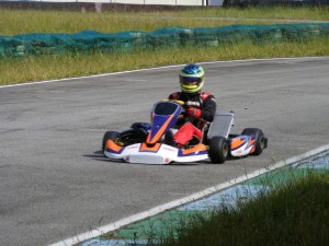 Nikolas estréia seu novo Kart